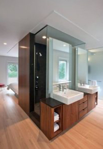 Open Bathrooms the New Future in Real Estate