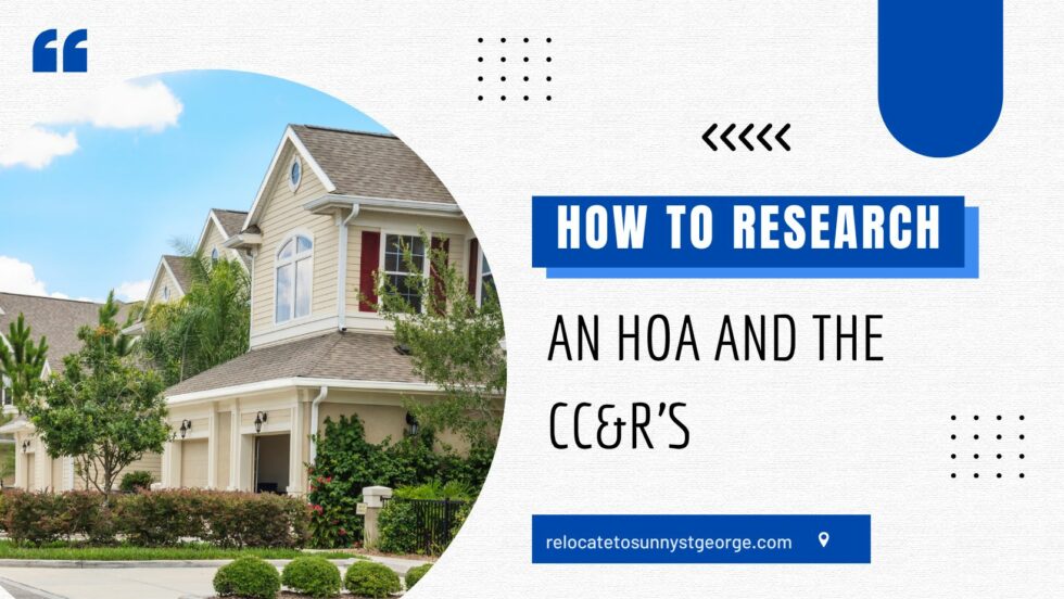 How To Research An HOA & CC&R’S