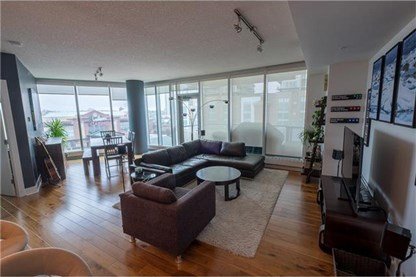 Arriva Condos, Calgary, Alberta, Canada, Interior Photo of Arriva Condo Living Space