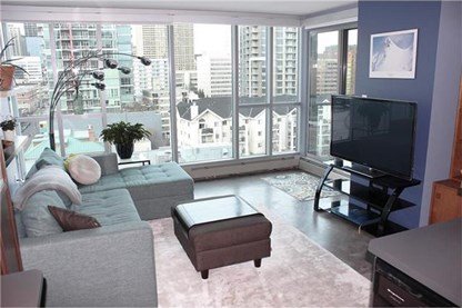 Living Room in Chocolate Condos in Calgary, Alberta, Canada