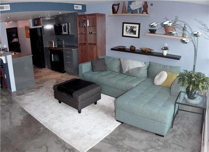 Living Space in Chocolate Condos in Calgary, Alberta, Canada