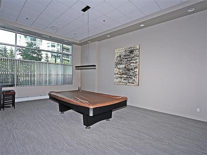 Pool Table in Discovery Pointe Condo in Calgary, Alberta, Canada