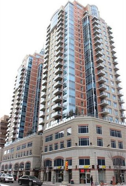 View of Five West Condos Phase II Buildings, Calgary, Alberta, Canada