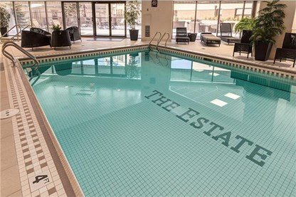 Pool at The Estate Condos, Calgary, Alberta, Canada