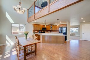 Well-lit great room at 218 Dogwood Street Bozeman MT 59718