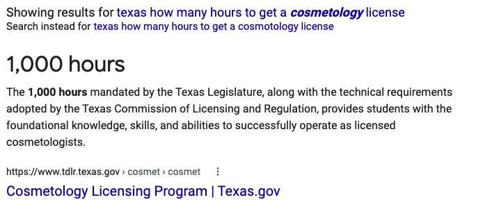Cosmetology License Requirements