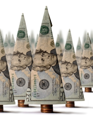 trees made of money