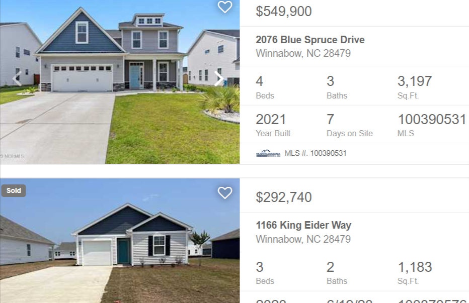 mallory creek plantation leland nc homes