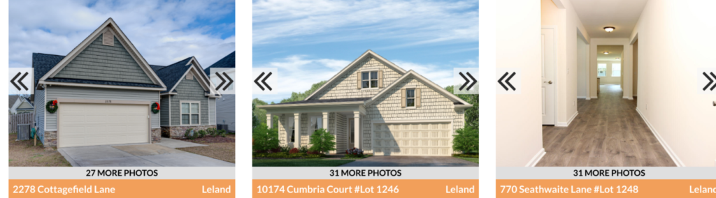 sample ranch homes leland nc
