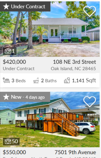 Tiny Beach House for sale NC