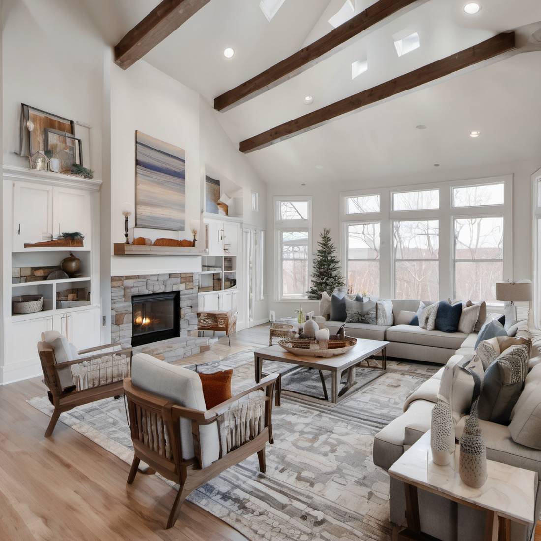 Beautiful living room in MN Home