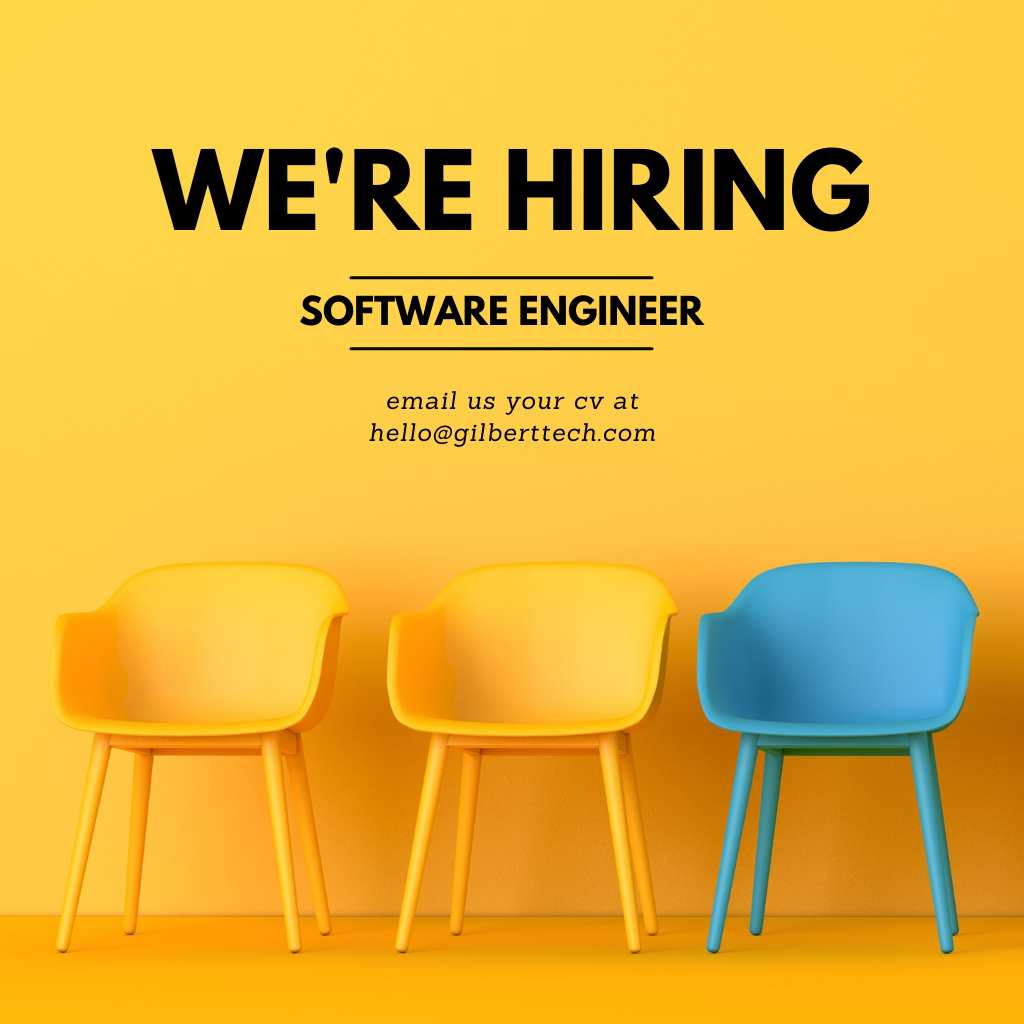 we are hiring flyer for a software engineer