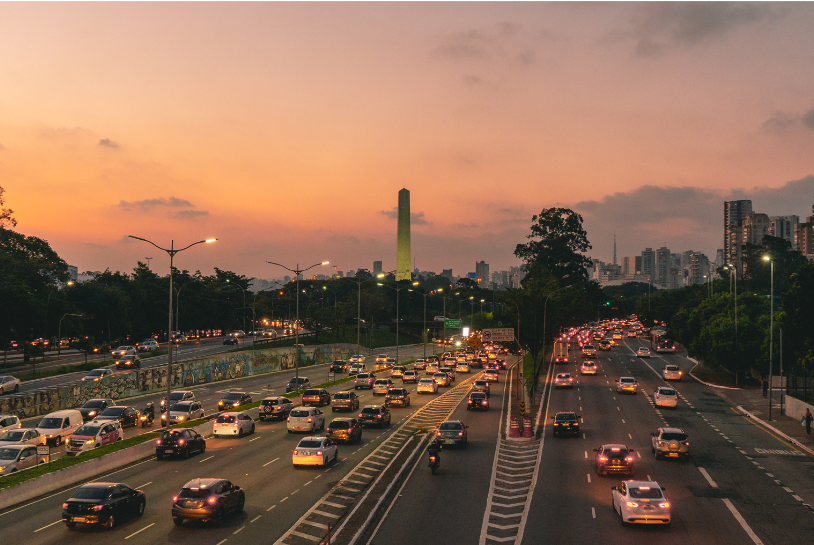 Traffic on the motorway