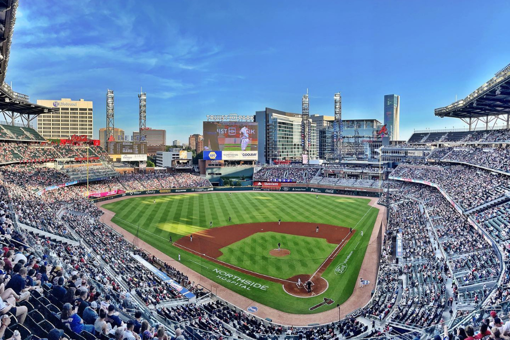 SunTrust Park Atlanta Braves Baseball Ballpark Stadium Tapestry