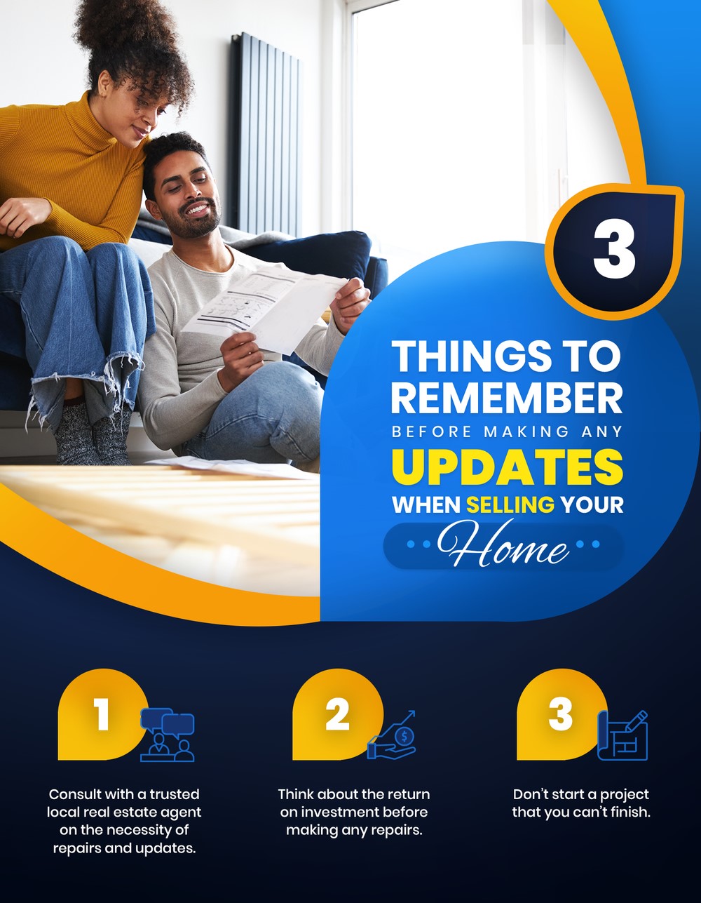 3 Things To Remember Before Making Any Updates When Selling Your Home