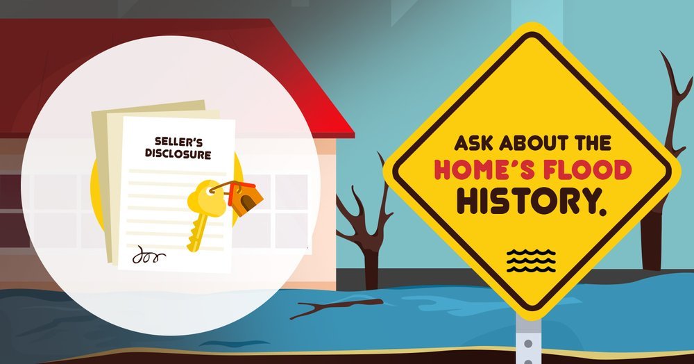 Ask about the home's flood history