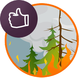 Is the neighborhood prepared for wildfires