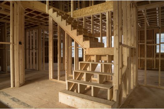 Framing of a New build Home
