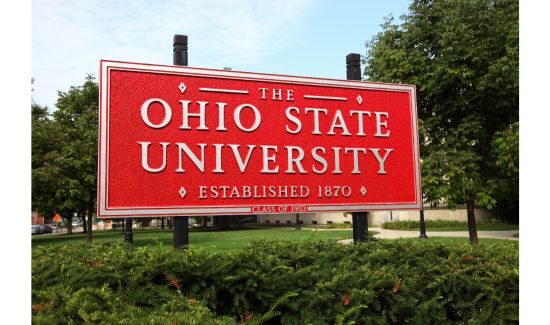 The Ohio State University's Entrance Sign