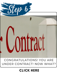 Step 6- picture of under contract sign, you are under contract!