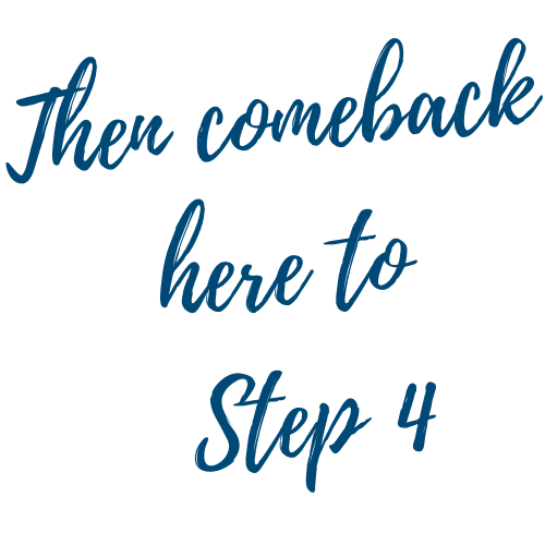 Picture then come back here to step 4
