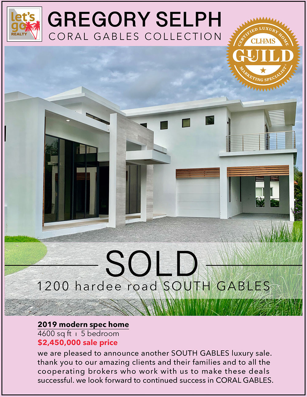 SOLD 1200 hardee rd coral gables FL 33146 #letsgoREALTY
