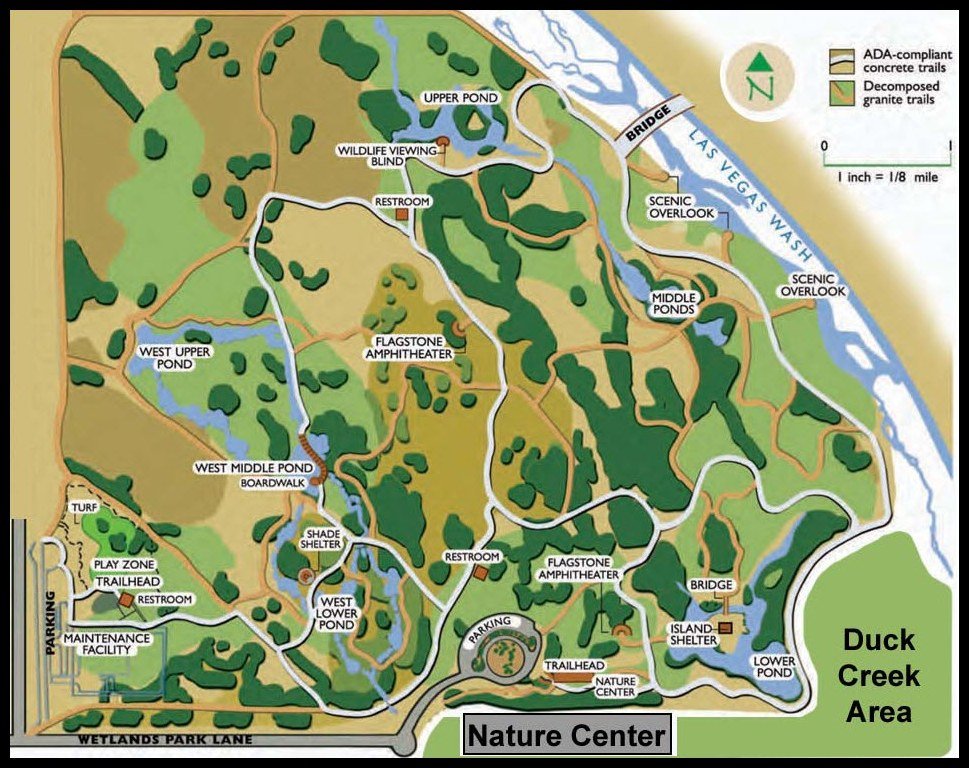 Henderson Wetlands park map