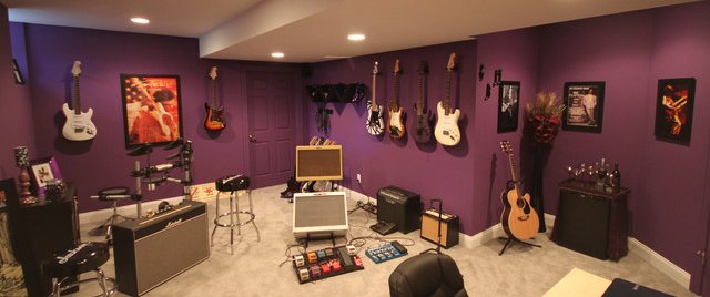 las vegas homes with basement music studio