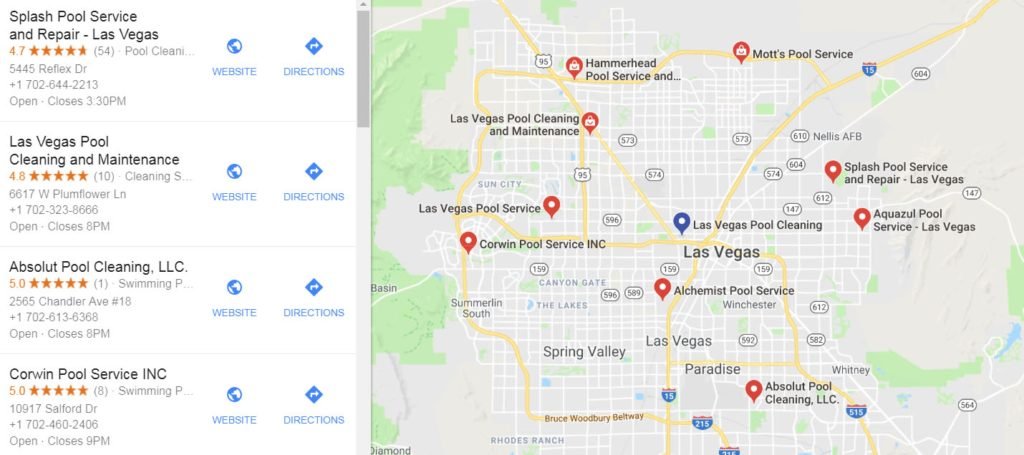 Las Vegas  Pool Cleaning Services