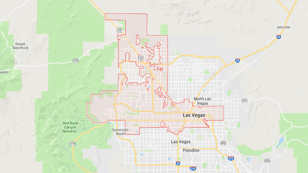 Las Vegas Map