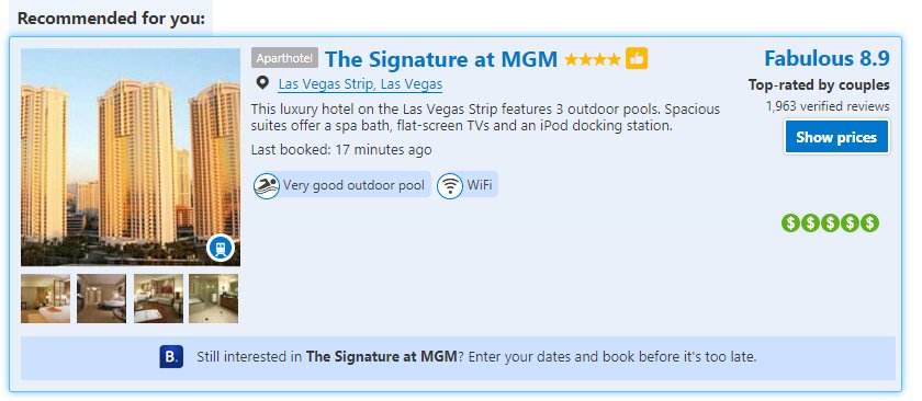 mgm signature condo hotel ratings