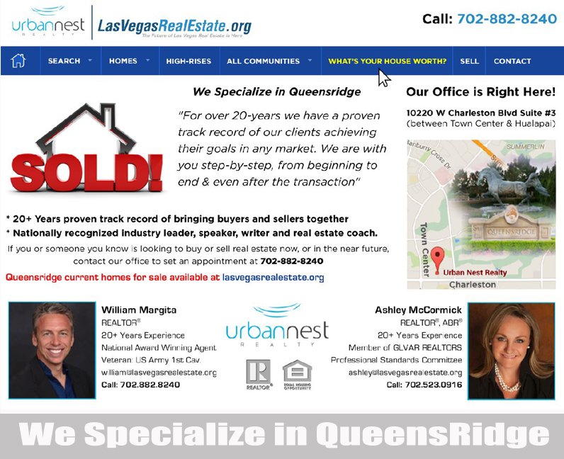Queensridge homes for sale