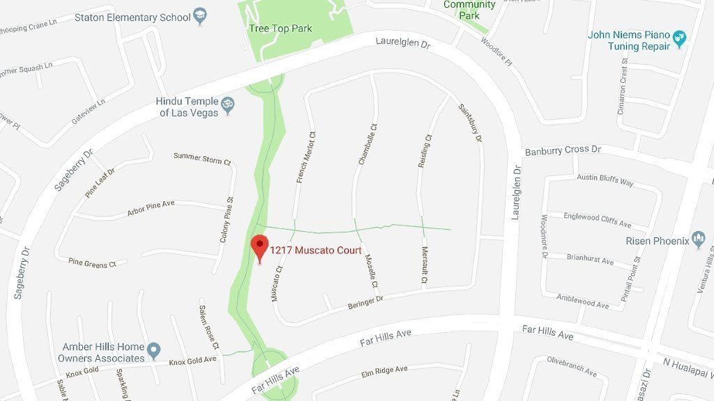 vineyards summerlin las vegas map