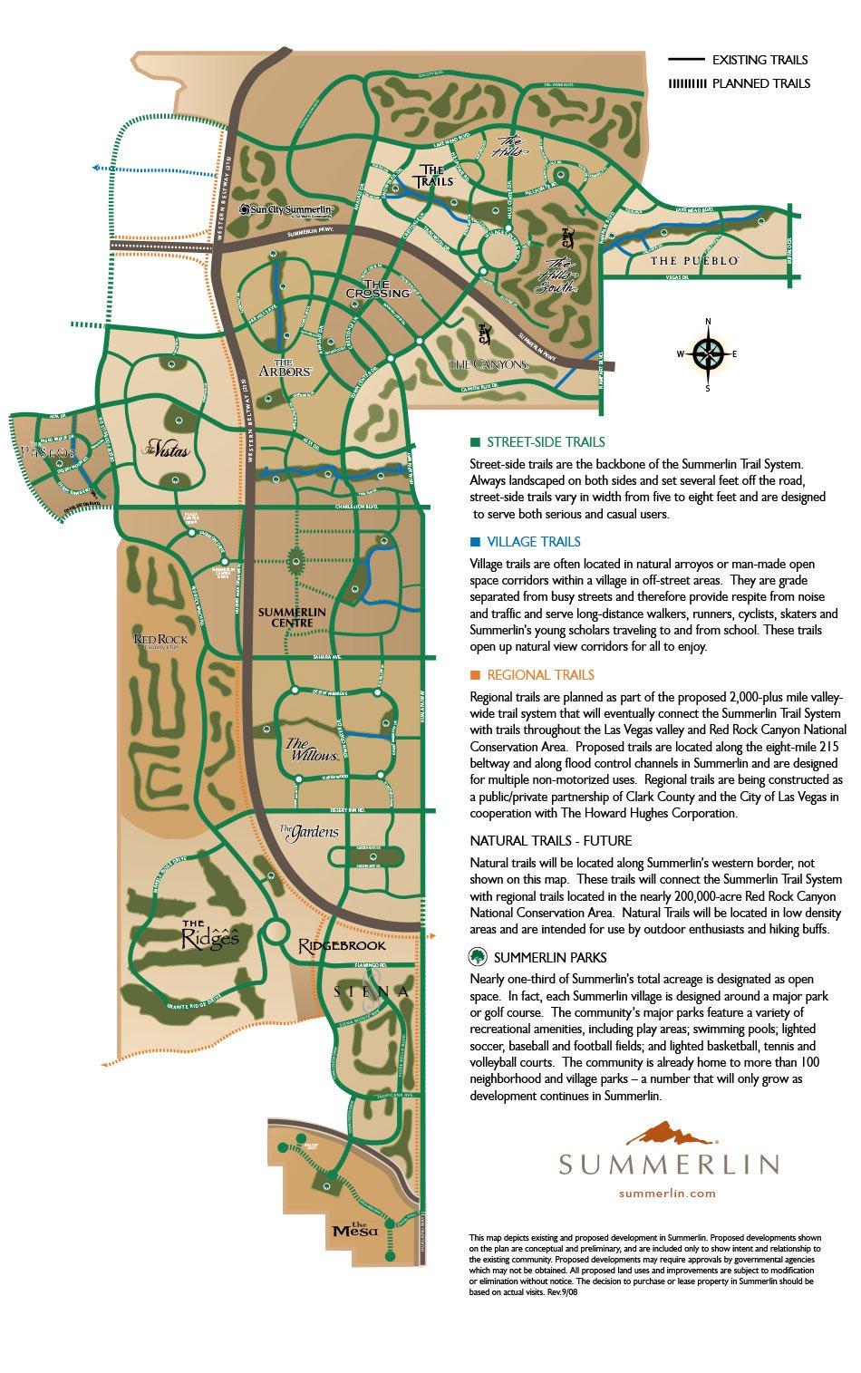 Summerlin Trail Map