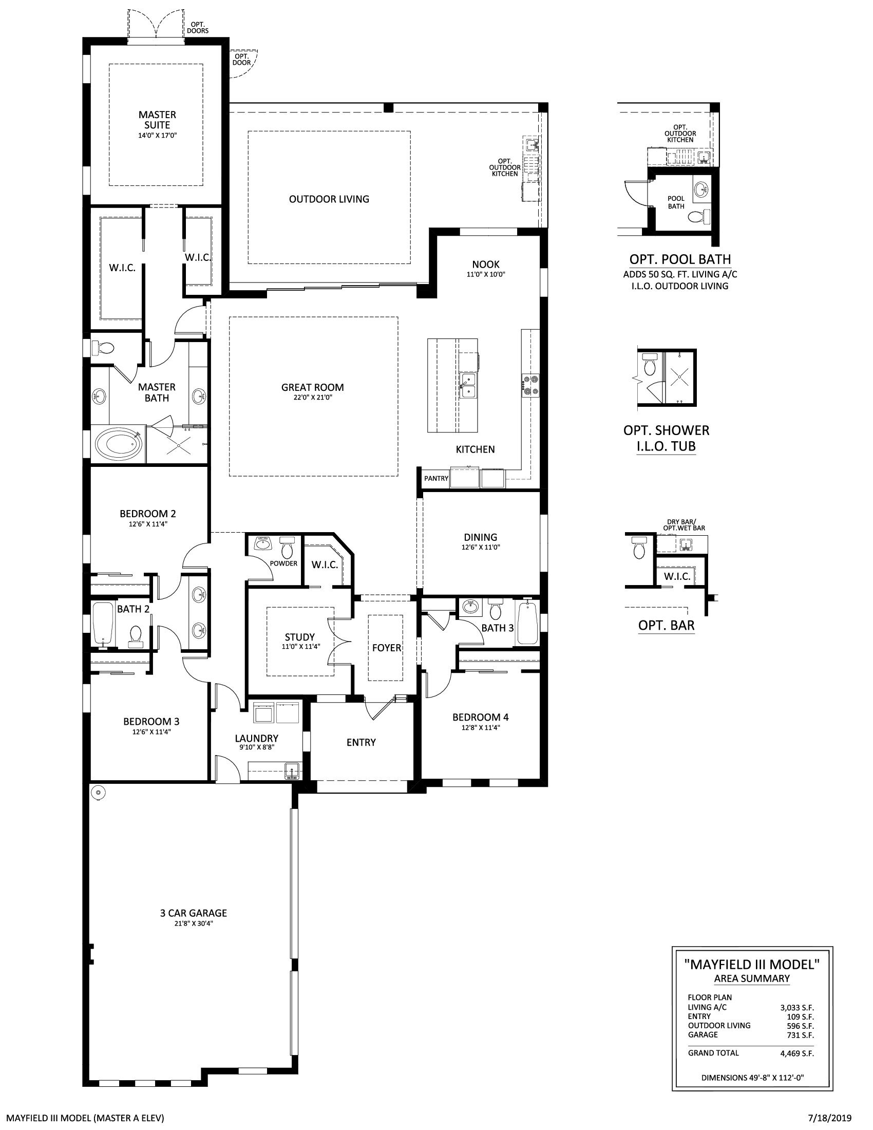 Caymas Naples Floor Plans