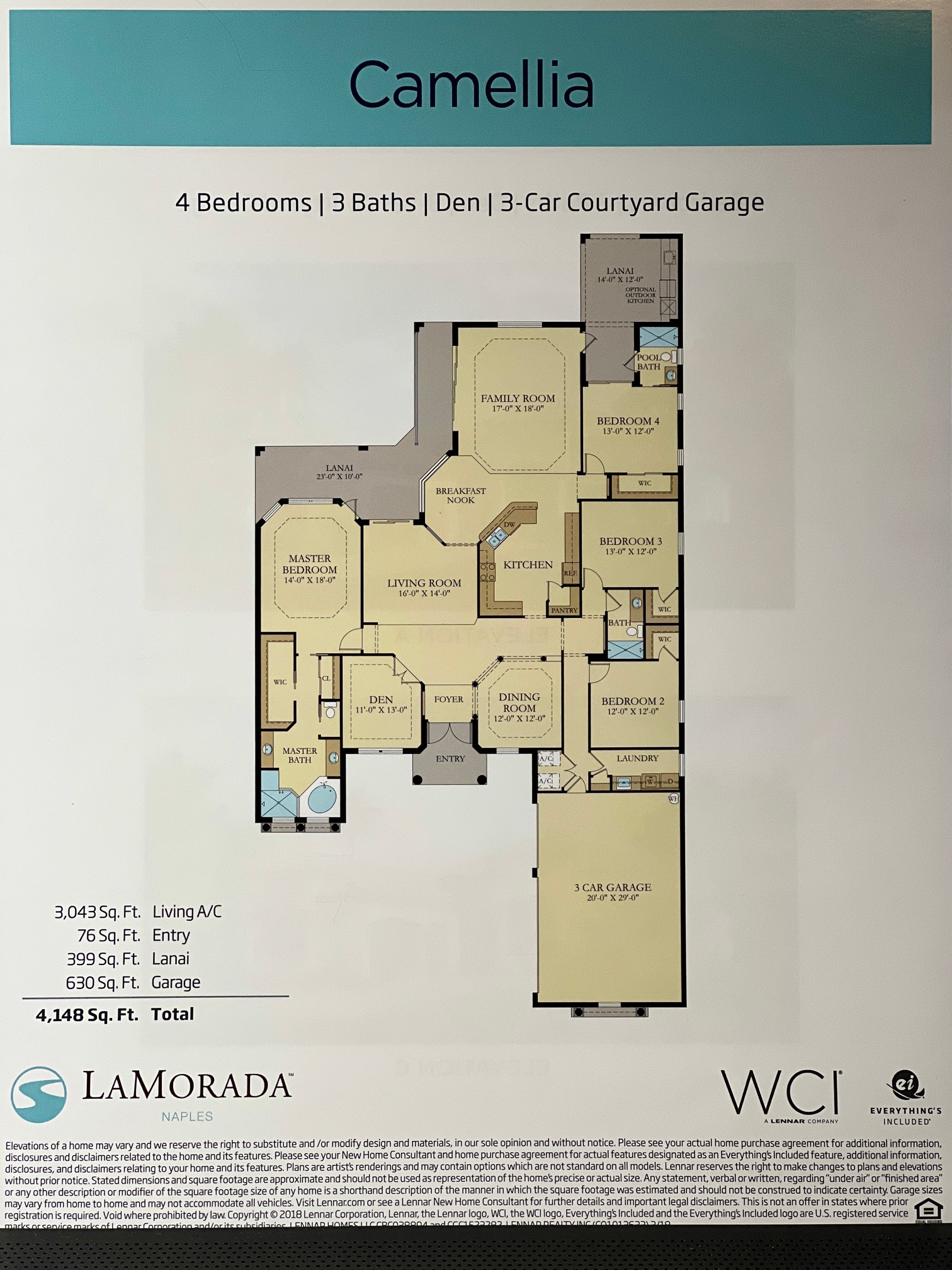 Lamorada Camellia Floor Plan