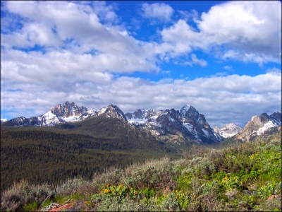 Mountain Range in Idaho