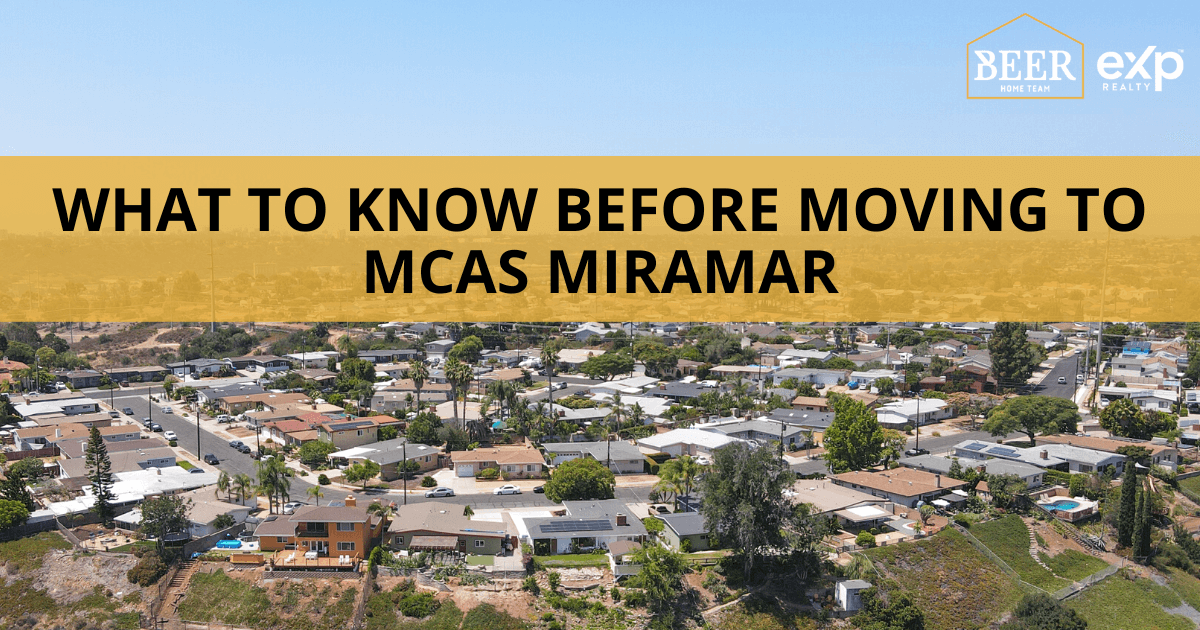 MCAS Miramar PCS Guide Housing, Miramar BAH & Base Info