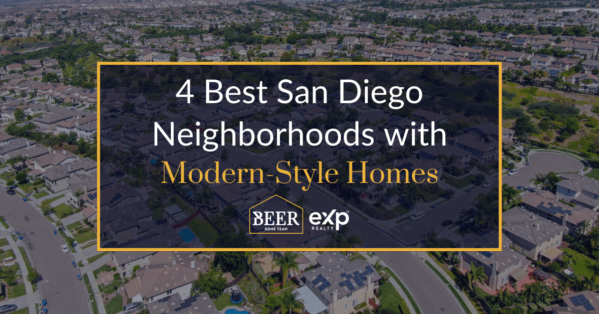 Best San Diego Neighborhoods with Modern Homes