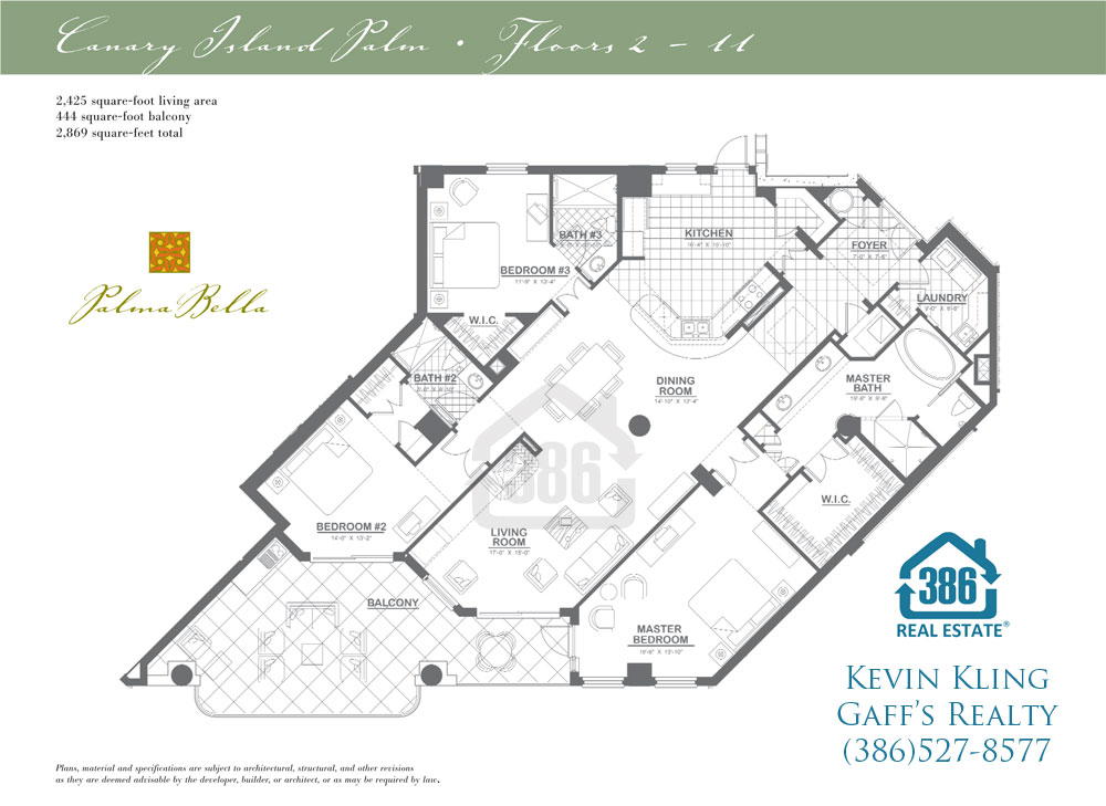 canary island floor plan