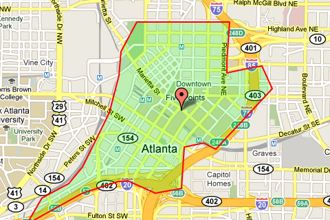 Zip Code Map Atlanta Ga 30318