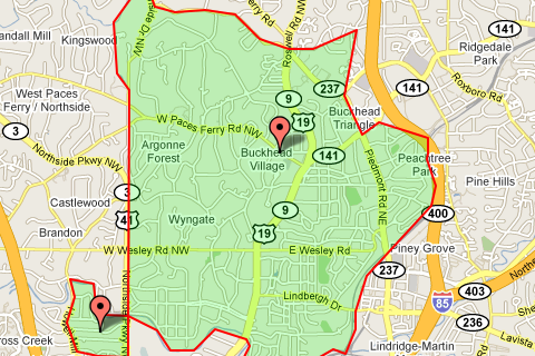 Buckhead Zip Code Map Zip Code 30305 Atlanta Real Estate | Homes For Sale In Zip Code 30305