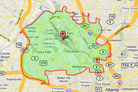 Intown Atlanta Zip Code Map United States Map - vrogue.co