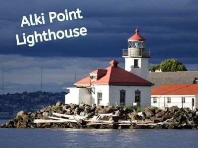 Alki Point lighthouse in West Seattle