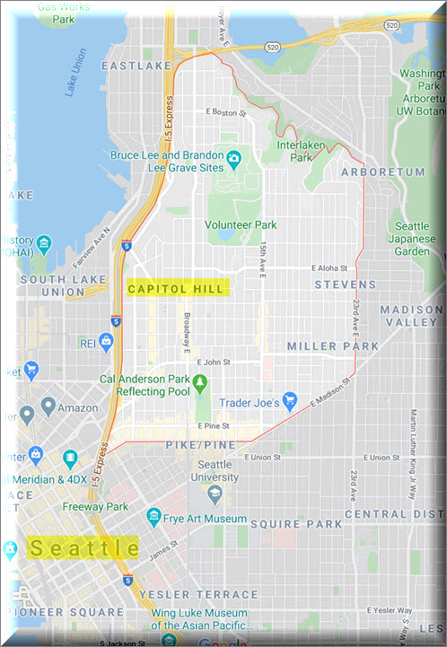 Capitol Hill Seattle Map 