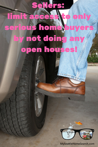 Serious home buyers don't wait for open houes