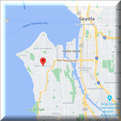 Map of West Seattle