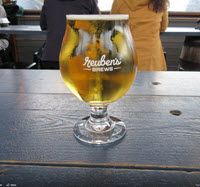 A pilsner at Rueben's Brews in Ballard Seattle