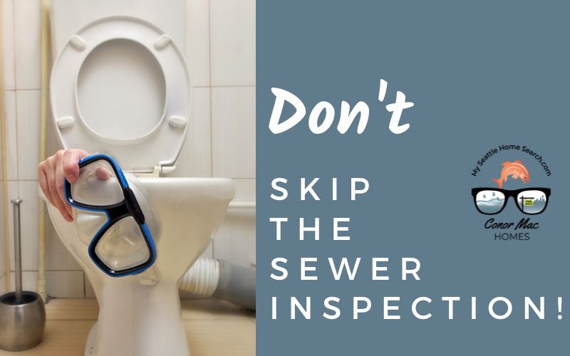 Sewer inspections when buying a home