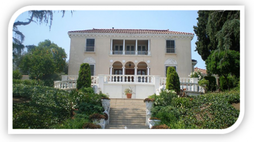 An example of the Mediterranean architecture you'll find in Whitley Heights